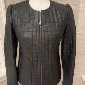 Classic Black Leather Joie Jacket